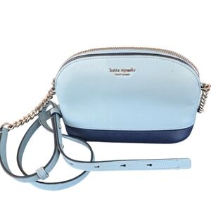 Kate Spade Blue and Navy Crossbody Bag